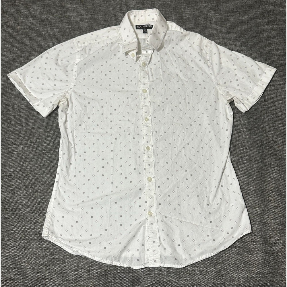 Express Men's‎ M 15-15 1/2 Short Sleeve Shirt